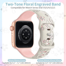Load image into Gallery viewer, Engraved Strap for Apple Watch Band.